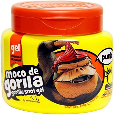 Moco De Gorilla, Gorilla Snot Hair Gel, Punk, 9.52 Ounce Per Jar (4 Jars)