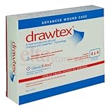 EL00302 - Drawtex Hydroconductive Dressing with Levafiber, 4 X 4