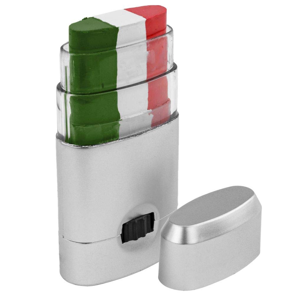 Artistry Closet Face Paint - Mexico Flag, 3 Colors Face Paint Stick - Green, White, Red - Easy to Apply and Washable Safe for Sensitive Skin Sporting and National Events