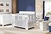 Delta Children Eclipse 4-in-1 Convertible Baby Crib, White