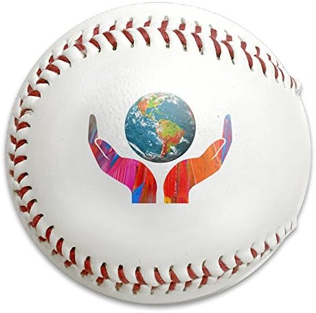 Climate Change Global Warming Oceans Size 9 Safety Soft Baseballs Bullet Ball Training Ball White