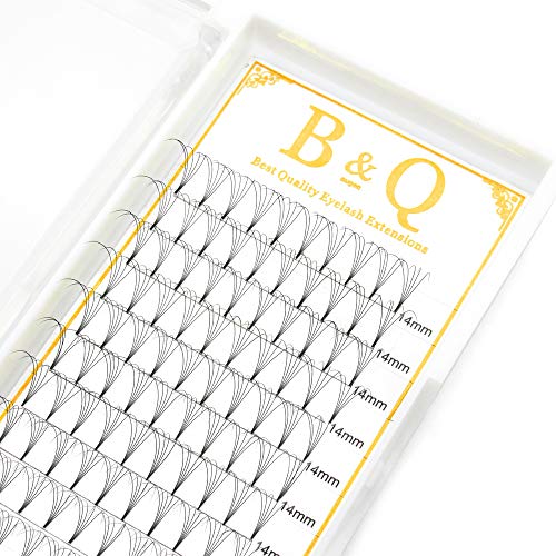 Volume Lash Extensions Premade Fans Eyelash Extensions 3D 5D Pre made Lash Fans C D curl Premade Volume Eyelash Extensions Diameter .07 .10ï¼ˆ5D-0.07-D-14mmï¼‰