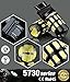 JDM ASTAR 960 Lumens Super Bright 5730 Chipsets 3056 3156 3057 3157 LED Bulbs with Projector,Xenon White (Only used for backup reverse lights)