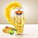 Sharpro 32 oz. Infuser Water Bottles - Featuring a Full Length Infusion Rod, Flip Top Lid, Dual Hand Grips (Sunrise Orange)