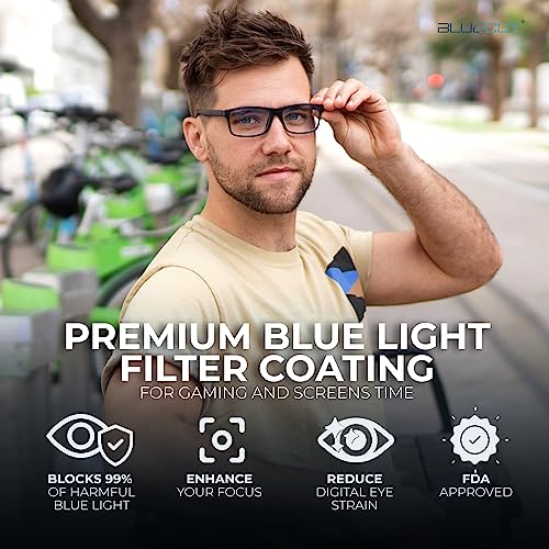 Blue Light Blocking Glasses for Men/Women AntiFatigue Computer Monitor