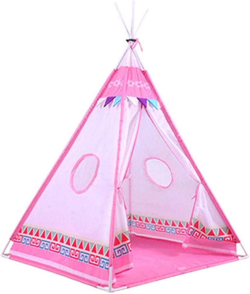 DLJAC Indoor Playhouse, Kids Play Tent, Children Princess Castle with Breathable Mesh, Gift for Boys and Girls, Easy to Install Perfect Kid’s Gift (Color : A)