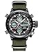 MEGALITH Mens Watches Black Men Digital Analogue Waterproof Sports Big Face Military Army Wrist Watch Gents Alarm LED Stopwatch Multifunction Casual Watches