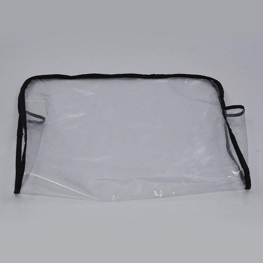 Nobranded 2pcs Barber Chair Back Covers Hair Salon Spa Professional Plastic PVC Cover: Beauty