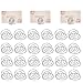 HOHIYA Place Card Holders Silver Wire Table Number Holder Stand Memo Note Name Sign Wedding Party Birthday 24pcs