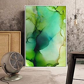 Framed Canvas Wall Art for Living Room, Bedroom Organic Pastel Abstract XX Canvas Prints for Home Decoration Ready to Hang - 16x24 inches