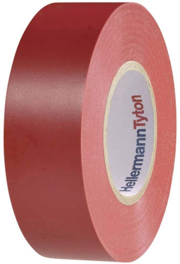 HellermannTyton HTAPE-FLEX15-25x25-PVC-RD 710-00134 Insulation Tape (L x W) 25 m x 25 mm Pack of 1