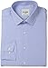 Ben Sherman Men's Skinny Fit Dobby Stripe Spread Collar Dress Shirt, Blue/White, 16