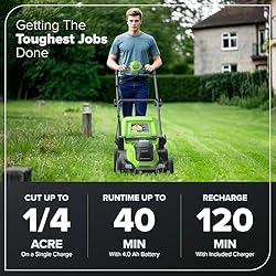 Greenworks 40V 17”​ Brushless (Push) Cordless