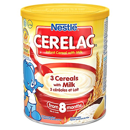 Nestle Cerelac 3 Cereals With Milk, 400 Gram Can