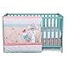 Trend Lab Wild Forever 3 Piece Crib Bedding Set, Pink/Teal