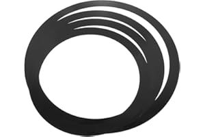 ULTECHNOVO Drum Mute Circle Set for 10/12/14/16 Inch Snare and Tom Drums Practice Dampeners