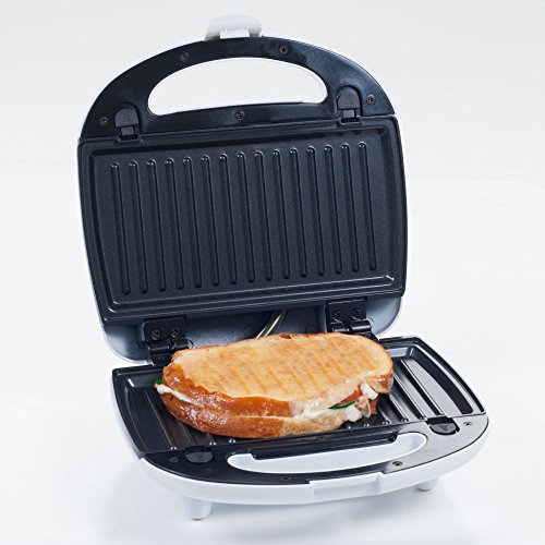 3in1 Panini Press Nonstick Grill, Waffle Maker and Gourmet Sandwich