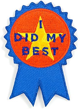 These Are ThingsThese Are Things I Did My Best Embroidered Iron On or Sew On Patch