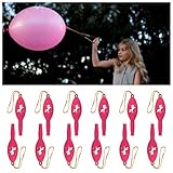 24 Pink Unicorn Punch Balloons - Best for Birthday Gift Bags, Kids Games, Princess Parties and Unicorn Party Supplies - Extra Large, Eco Friendly Natural Latex Punch Balls for Girls