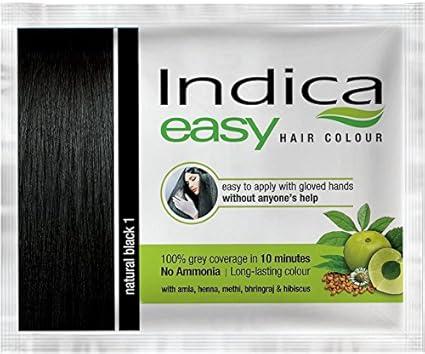 Indica Easy Hair Colour, Natural black, 25ml
