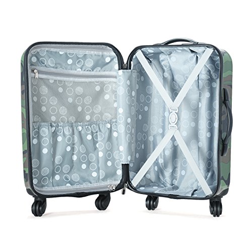 Rockland-Safari-Hardside-Spinner-Wheel-Luggage-Camouflage-Carry-On-20-Inch