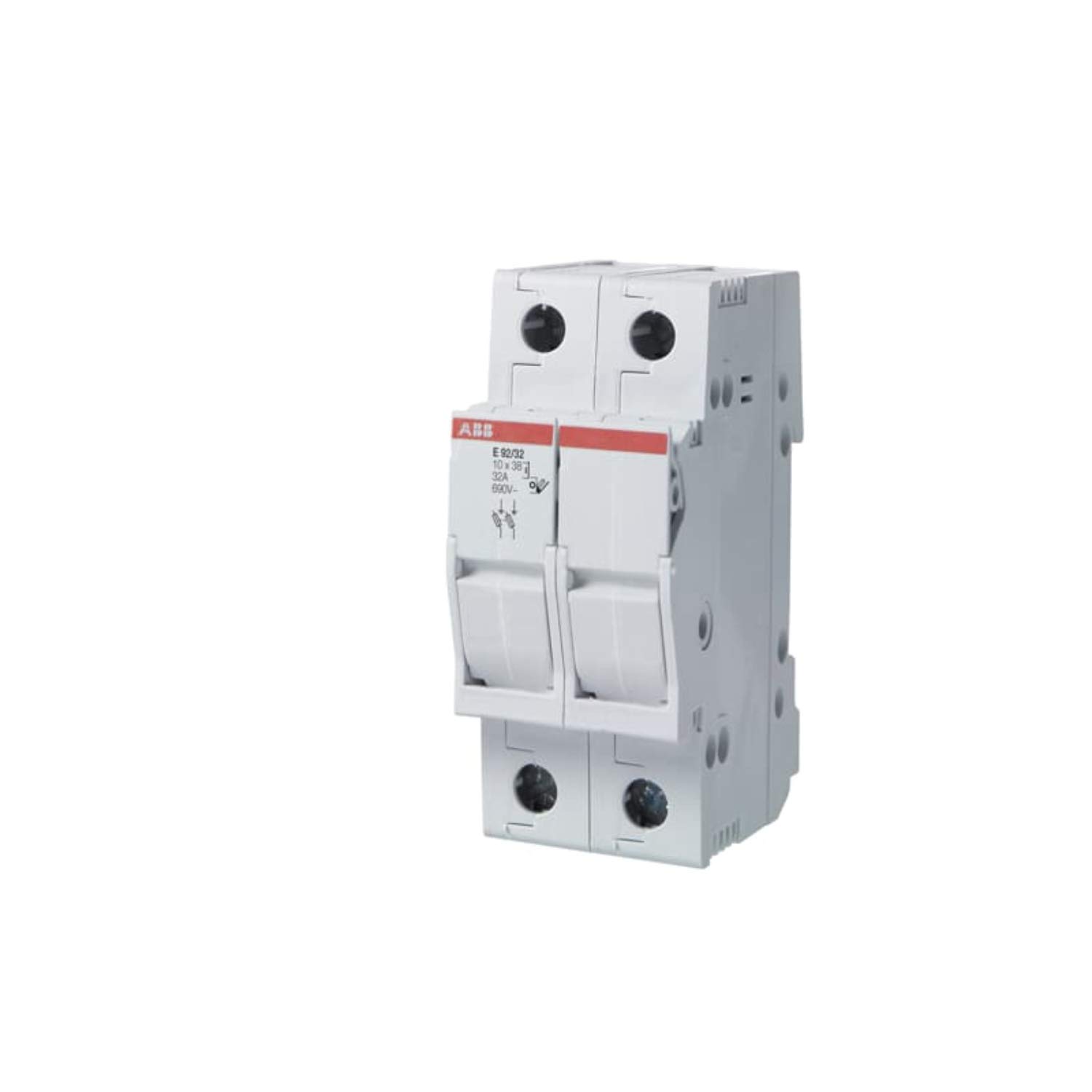 ABB E92/32 2 Pole 32 Amp miniature fuse holder (2CSM200883R1801)