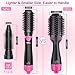 YaFex One-Step Hair Dryer Volumizer – Upgraded Detachable Hair Dryer Brush with 2 Styling Heads, Lightweight Blow Dryer Brush with Natural Boar Bristles, Ionic Technologythumb 4