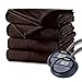 HOLMES Luxury Velvet Plush Heated Blanket (Various Sizes and Colors) (Queen, Walnut)