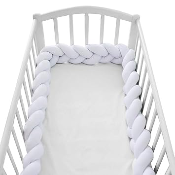braided crib bumper amazon