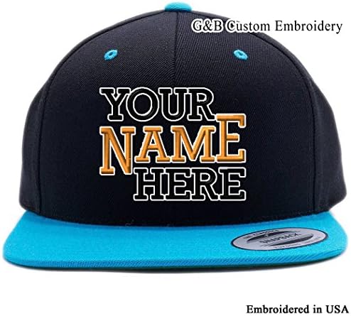Yupoong Custom Hat. 6089 Snapback. Embroidered. Place Your Own Text