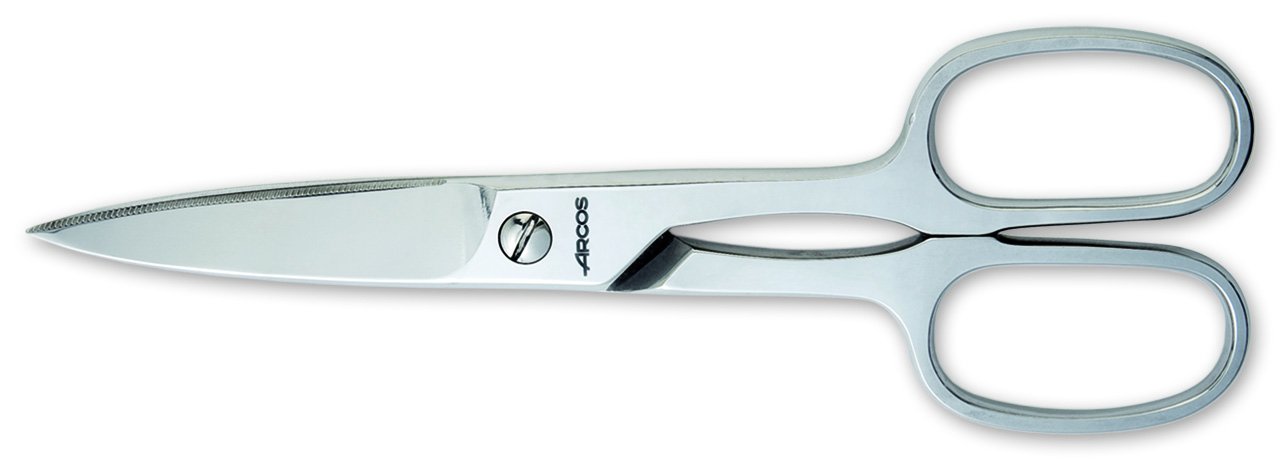 Arcos Series Forged - Kitchen Scissors - Blade Forged Stainless Steel 8" - Handle Stainless Steel Silver Color