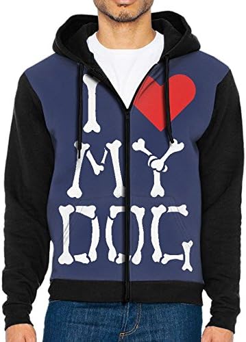 RMM KKK Man I Heart My Dog Bones Sweatshirt Hooded Sweatshirt