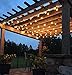 25Ft Outdoor Patio String Lights with 25 Clear Globe G40 Bulbs,UL Certified for Patio Porch Backyard Deck Bistro Gazebos Pergolas Balcony Wedding Gathering Parties Markets Decor, Black
