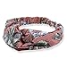 Women's Headbands Headwraps Hair Bands Bows Accessories (Style H), Criss Cross Silk Style E, 8 Pack, One Size