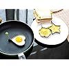 6PCS Fried Egg Cooking Rings Pancake Mould Cookies Maker Baking Shaper Stainless Steel Kitchen Gadget Tool
