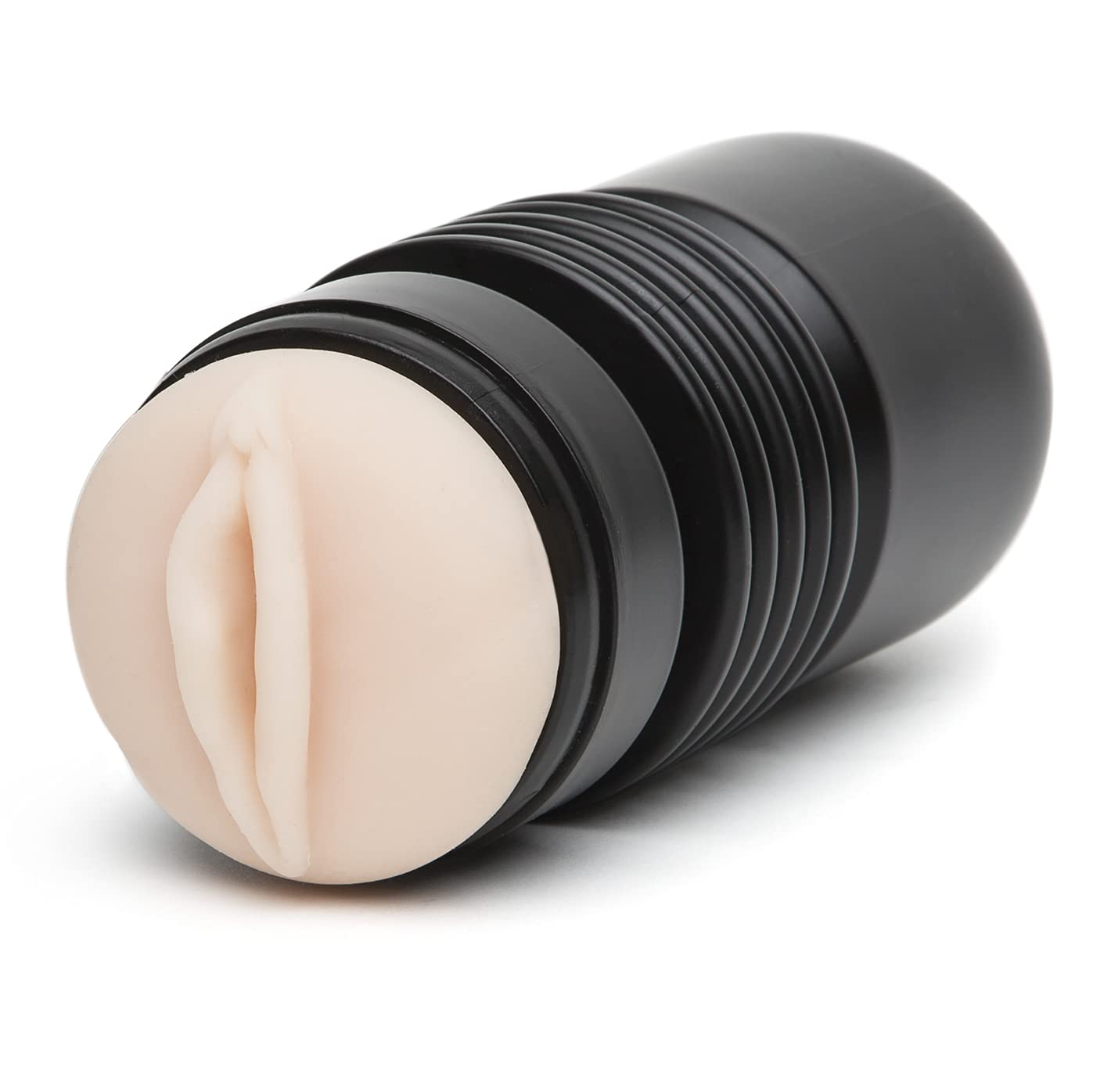 Lovehoney Thrust Pro Ultra Abbie Male Masturbator Cup - 6 Inch Extra Tight Realistic Vagina with Textured Canal - Vibrator Compatible Male Sex Toy - Self Pleasure Toy for Men - Waterproof - Flesh Pink