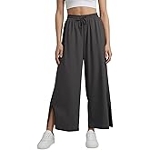 Naimula Wide Leg Yoga Pants Women 25" Drawstring High Waisted Loose Casual Lounge Sweatpants