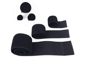 Hilph Ice Belt Extender Strap, 3 Different Size Elastic Hook and Loop Extension Strap Adds Length to Most Ice Packs, Belts and Straps to Improve Comfort and Fit - Ice Pack Extender Strap