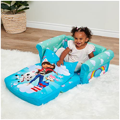 Marshmallow Furniture, Gabby’s Dollhouse 3in1 Slumber Sofa, Foam