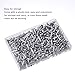 Pangda 300 Pieces Cable End Brake Cable Cap Cable Crimp Ends for Bike and Mountain Bicycle, Silver Color