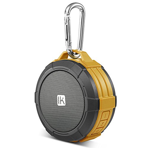 InnKoo V1 Portable Bluetooth Speaker Wireless Mini Subwoofer 3D Surround Stereo Boombox Loudspeaker Box with Build-in Microphone Support Hands-free Function (Orange)