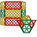 Magnetic Stick N Stack Award Winning Shape Mags 48 Piece Hexi-Gate Set Including Hexagons, Half Hexagons, & 3 Different Gates