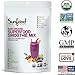 Sunfood Superfood Raw Organic Smoothie Mix - Vegan Superfood Protein Smoothie Powder, Drink Mix with Fruit & 12g Plant Based Protein for Women & Men - 8 oz Bag
