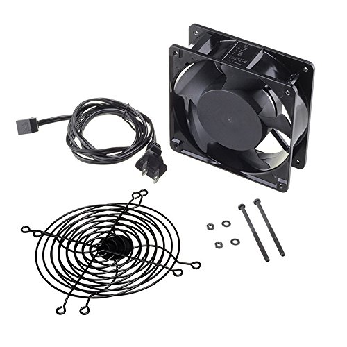 image for iPEGTOP Multifan Muffin AC Cooling Fan Quiet 1238, 115V AC High Speed,