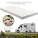 Modway 4” Relax Tri-Fold Mattress Topper CertiPUR-US Certified with Soft Removable Cover (25