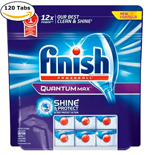 UPC 740614408860, Finish Quantum Max Fresh, Automatic Dishwasher Detergent Tablets 120 Capsules