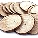 50PCSWS Wood Slices, 50 Pieces, Wooden