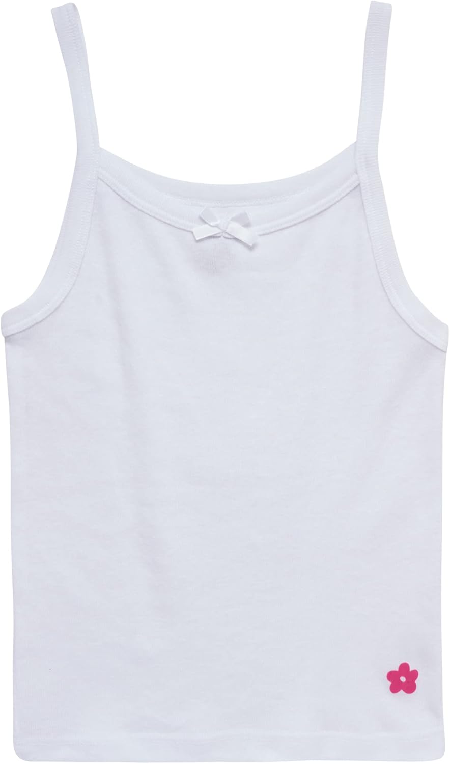 Limited Too Girls' Undershirt - 6 Pack Cotton Camisole Tank Top (Toddler/Little Girl/Big Girl): Clothing