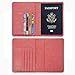 Passport Holder Case, ACdream Protective Premium PU Leather RFID Blocking Wallet Case for Passport, Light Pink