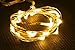 10ft (3m) 30 LEDs Fairy LED Wire String Lights - Starry Starry Lights w/Timer Battery Box for Festival, Christmas, Wedding, Holiday and Party - Warm White - Waterproof, Battery Powered THL-01